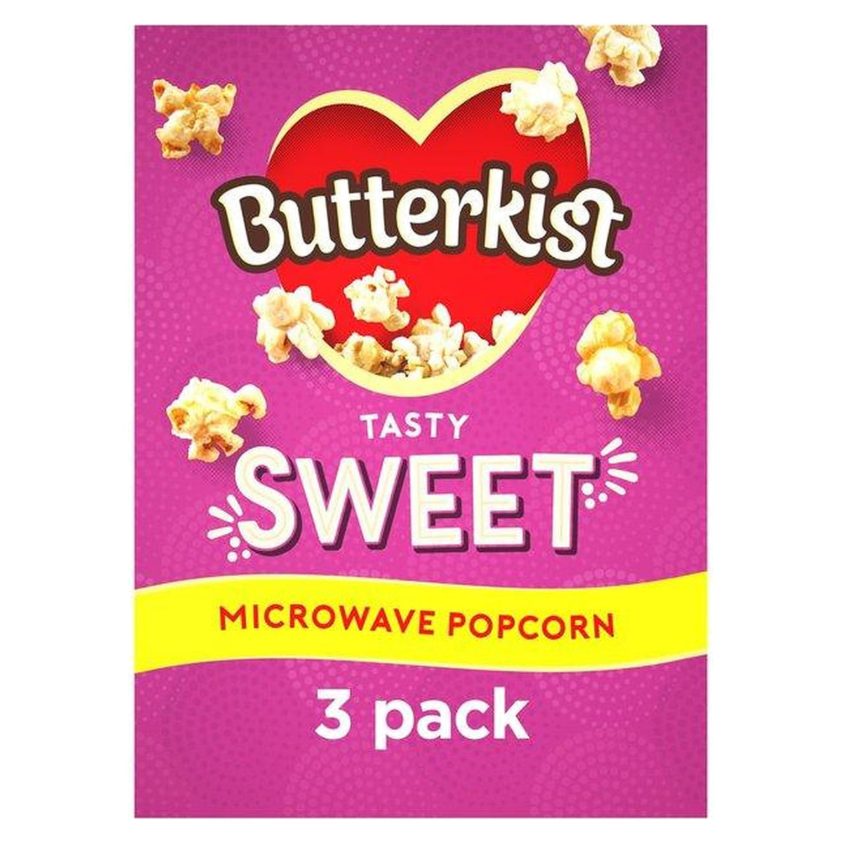 Butterkist Sweet Microwave Popcorn 3X60G
