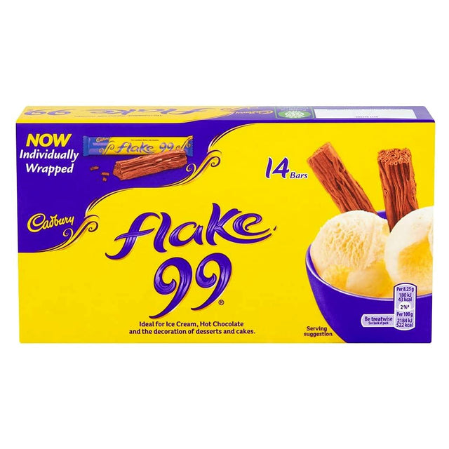 Cadbury Flake 99 Chocolate Bar 14 Pack