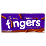 Cadbury Triple Choc Fingers Chocolate Biscuits 110G