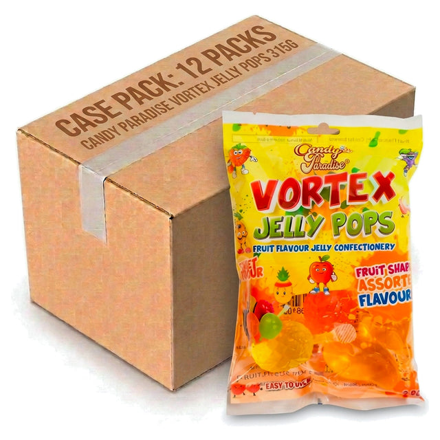 Candy Paradise Vortex Jelly Pops 315G (Case of 12)