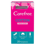 Carefree Pantyliners Cotton Fresh 20s