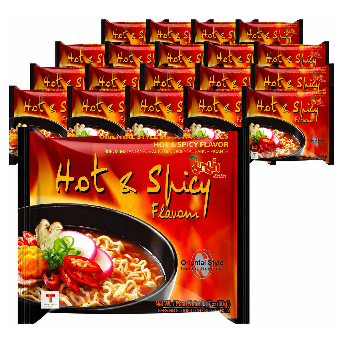 Mama Korean Udon Hot & Spicy 90G (Case of 20)