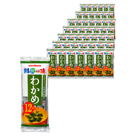 Marukome Instant Miso Soup With Wakame Seaweed 216G (Case of 48)