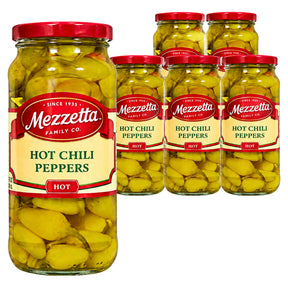 Mezzetta Hot Chilli Peppers 473ml (Case of 6)