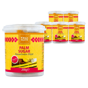Thai Taste Coconut Palm Sugar in Tub 200G (Case of 6)
