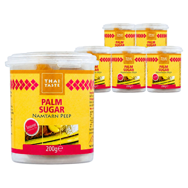 Thai Taste Coconut Palm Sugar in Tub 200G (Case of 6)