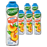 Teisseire Peach Syrup Cordial Sugarfree 60cl (Case of 6)