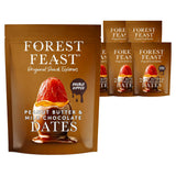 Forest Feast Belgian Milk Choc Peanut Butter Dates 140G (Case of 6)