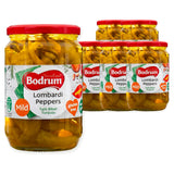 Bodrum Mild Pepper Pickles (Lombardi) 610G (Case of 6)