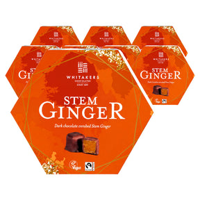 Whitakers Dark Chocolate Ginger 180G (Case of 8)