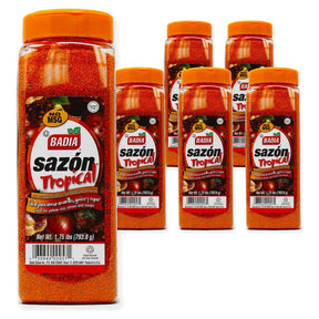 Badia Sazon Tropical With Coriander Annato 793.8g (1.75 Lbs) (Case of 6)