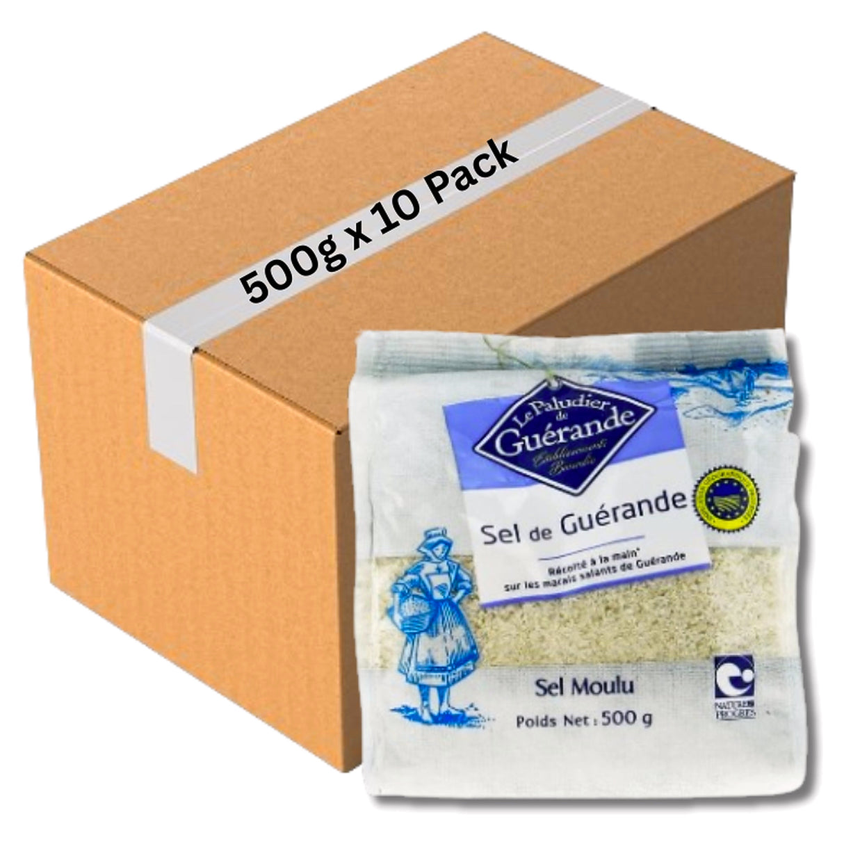 Celtic Sea Salt/Sel De Guerande Fine 500G (Case of 10)