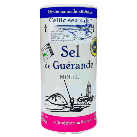 Celtic Sea Salt/Sel De Guerande Organic Shaker 250G