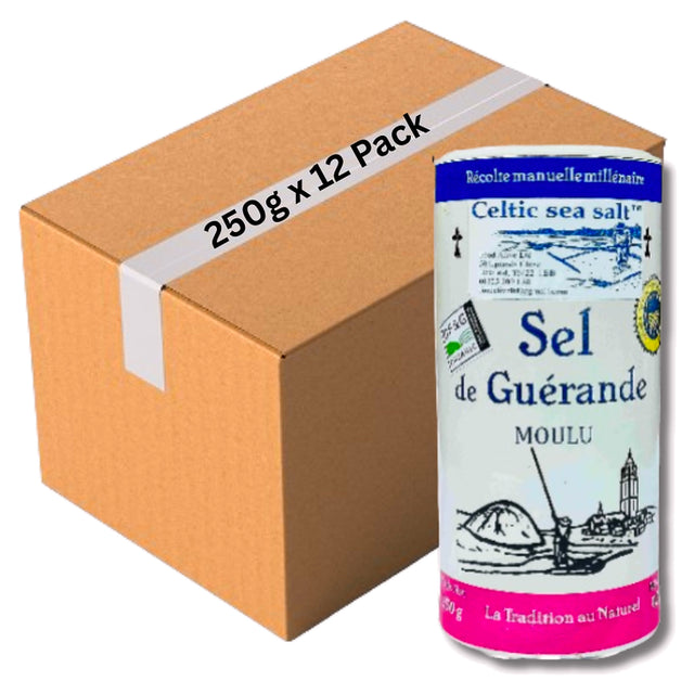 Celtic Sea Salt/Sel De Guerande Organic Shaker 250G (Case of 12)