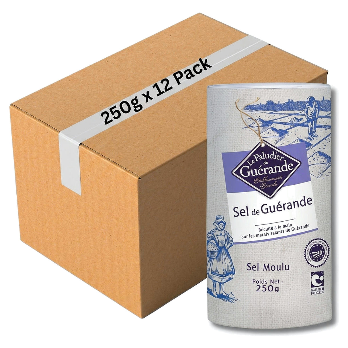 Celtic Sea Salt/Sel De Guerande Shaker 250G (Case of 12)
