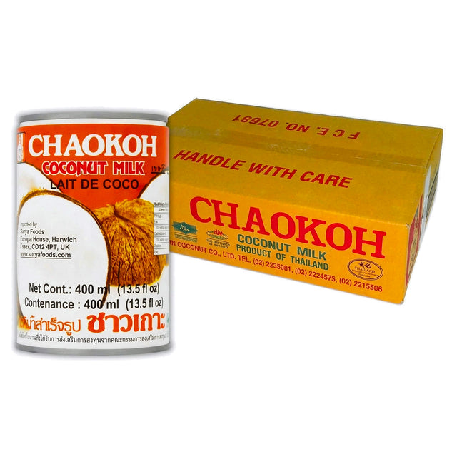 Chaokoh Coconut Milk 400ml (Case of 24)