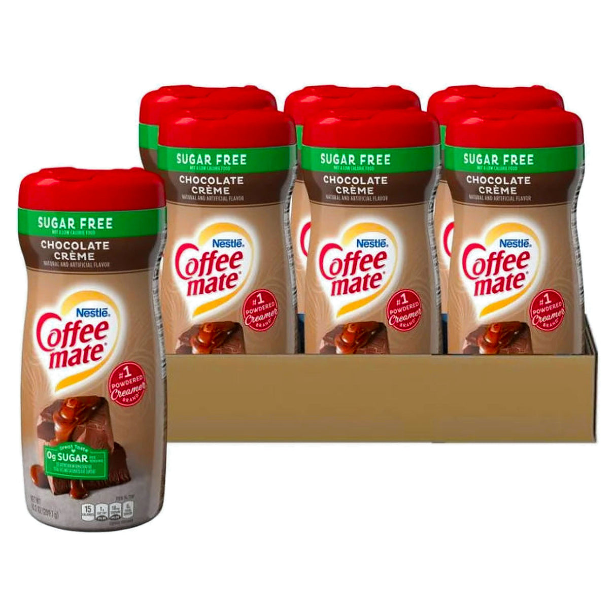 Coffee-Mate Creamy Chocolate Sugar Free 10.2Oz (Case of 6)