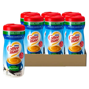 Coffee-Mate French Vanilla Sugar Free 10.2Oz (Case of 6)