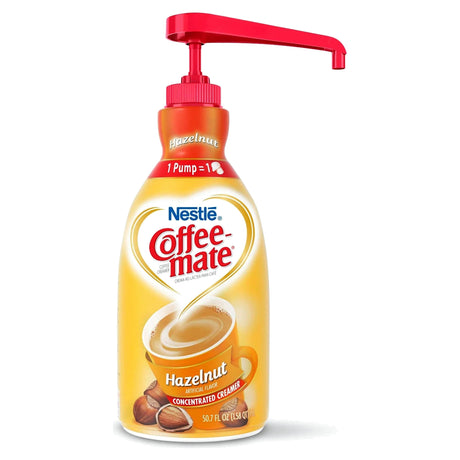 Coffee-Mate Liquid Coffee Creamer Hazelnut 1.5L Pump Bottle **Expiry Jun 2026**