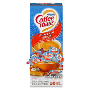 Coffee Mate Pumpkin Spice Liquid Coffee Creamer 0.375Oz X 50