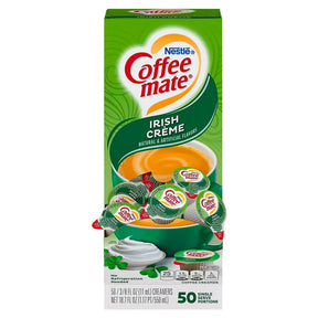 Coffee Mate Single Serve Creamers Irish Creme 0.375Oz X 50 **Expiry Mar 2025**