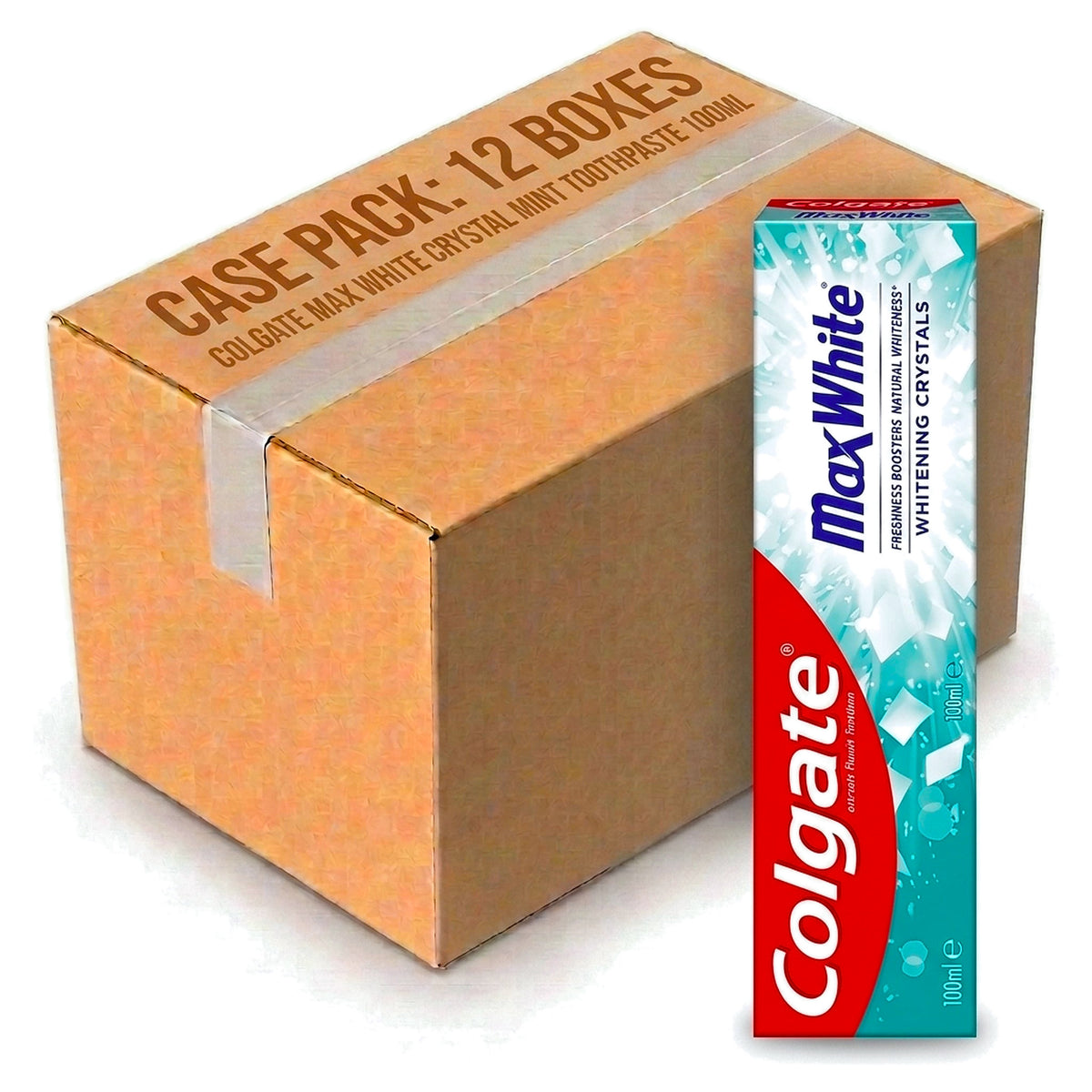 Colgate Max White Crystal Mint Toothpaste 100ML (Case of 12)