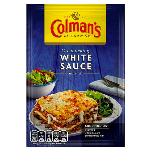 Colmans White Sauce Mix Sachet 25G