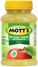 Mott's Apple Sauce No Sugar Added Natural 652G