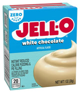Jell-O Sugar Free White Chocolate Pudding Instant Mix 1oz
