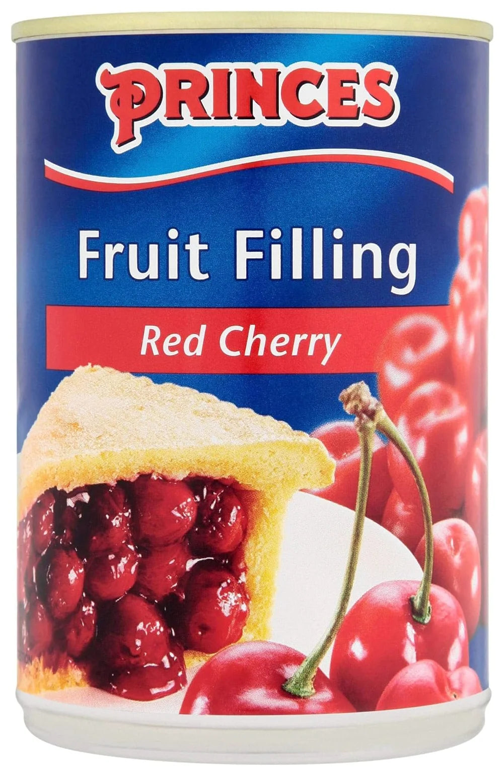 Princes Red Cherry Fruit Filling Tin 410G (Case of 6)
