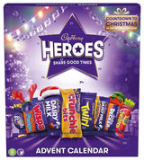 Cadbury Heroes Advent Calendar 230G **Damaged: Damaged Windows**