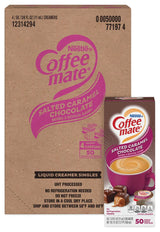 Coffee Mate Salted Caramel Chocolate Liquid Coffee Creamer 50s (0.375oz) (Case of 4)