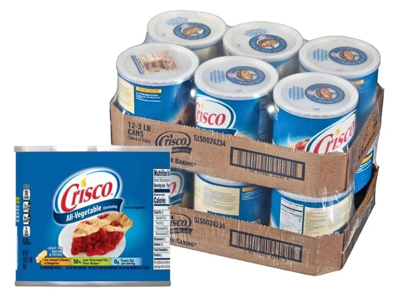 Crisco All Vegetable Shortening 16OZ (Case of 12)