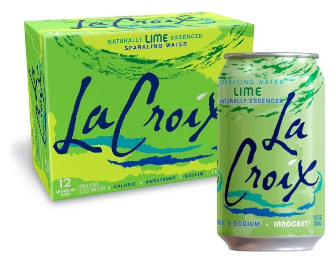 La Croix Lime Sparkling Water 12Oz (Case of 12)