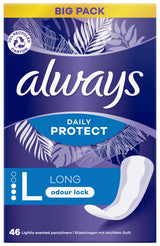 Always Dailies Liners Long Unscented