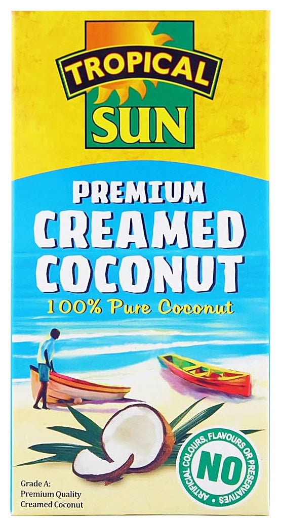 Tropical Sun Creamed Coconut 200G (Case of 40)