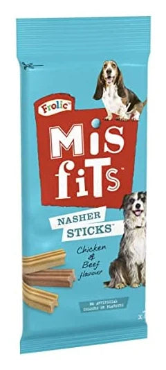 MISFITS DOG NASHER STICKS 7PC 175G **Expiry Nov 2024**