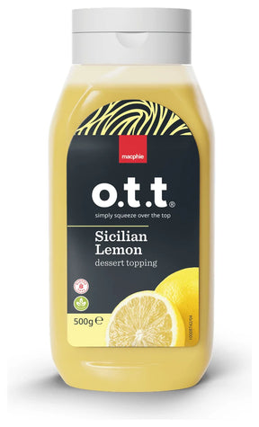 Macphie O.T.T Sicilian Lemon Dessert Topping 500G - World Food Shop