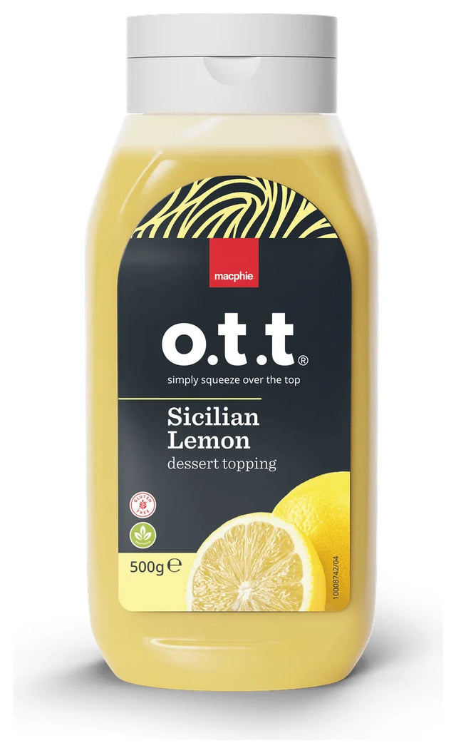 Macphie O.T.T Sicilian Lemon Dessert Topping 500G - World Food Shop