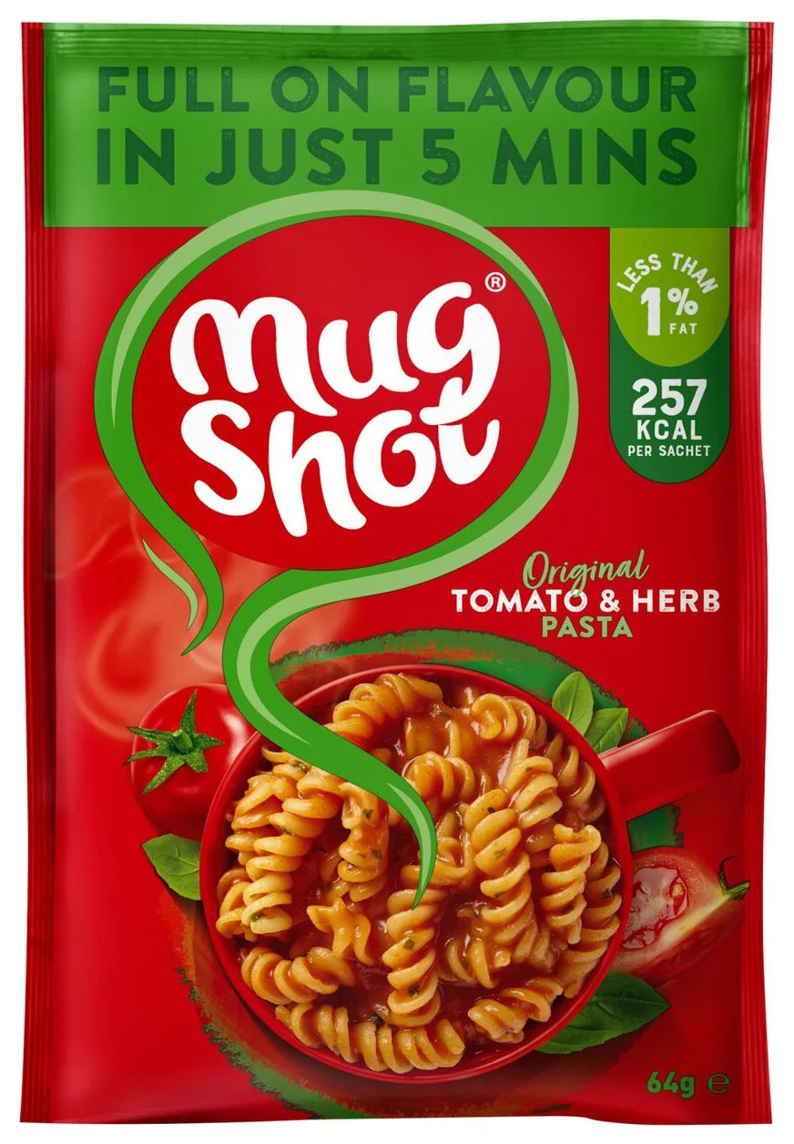 Mug Shot Tomato & Herb Pasta 64G (Case of 10)