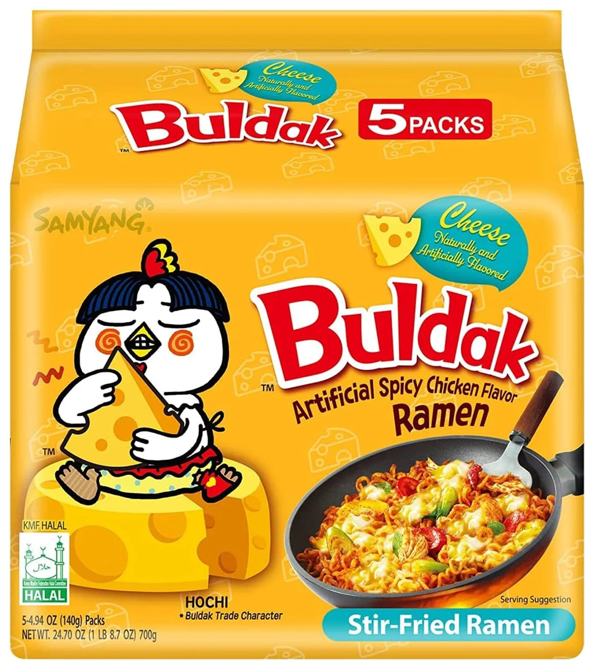 Samyang Hot Chicken Ramyun Cheese 140G (Case of 40)