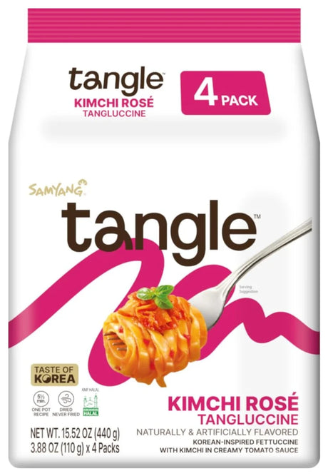 Samyang Tangle Kimchi Rose Pasta (110g x 4) (Case of 8)