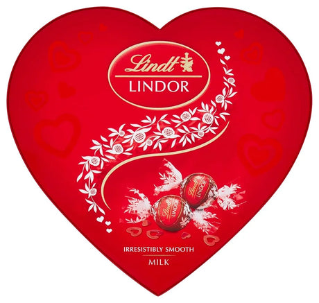 Lindt Lindor Heart Box Milk 200G (Case of 8)