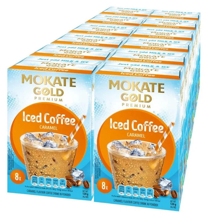 Mokate Iced Coffee Caramel 8 X 15G (Case of 12)