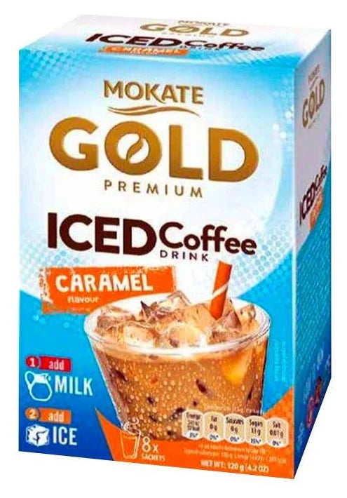 Mokate Iced Coffee Caramel 8 X 15G - World Food Shop