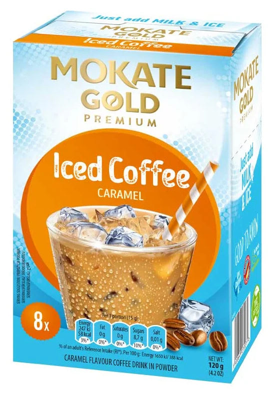 Mokate Iced Coffee Caramel 8 X 15G (Case of 12)