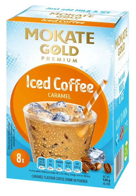 Mokate Iced Coffee Caramel 8 X 15G (Case of 12)