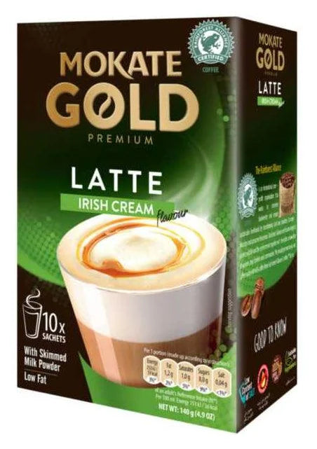 Mokate Gold Premium Irish Latte 10 Pack 140G - World Food Shop