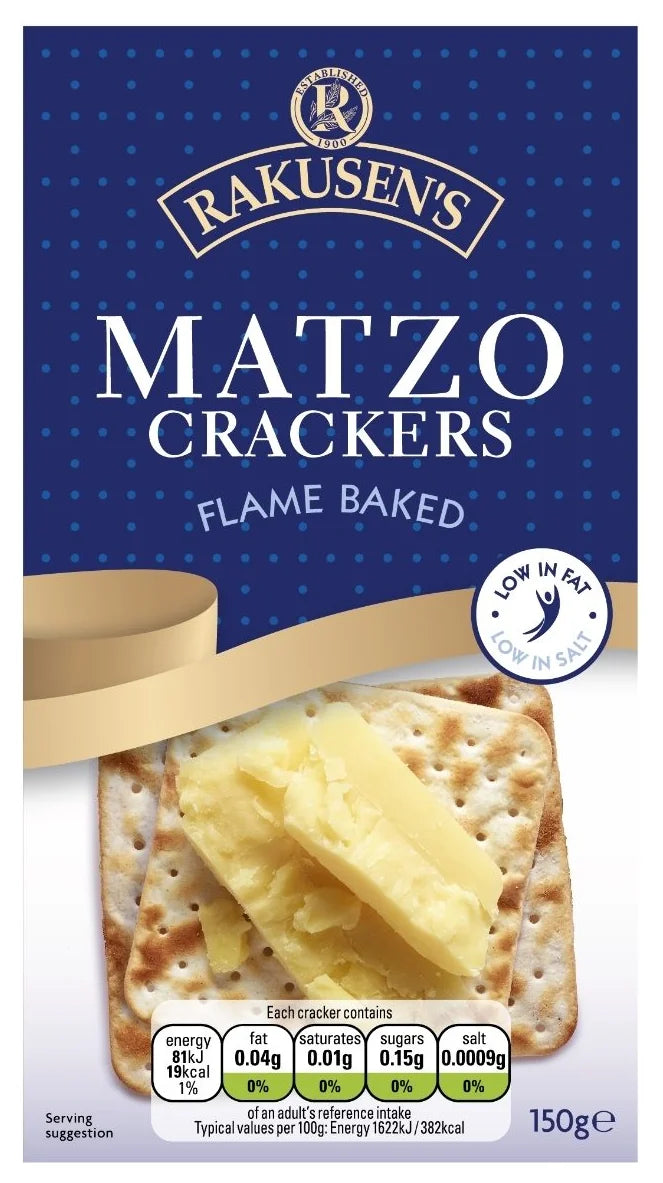 Rakusen's Matzo Crackers 150G **Expiry Jan 2025**