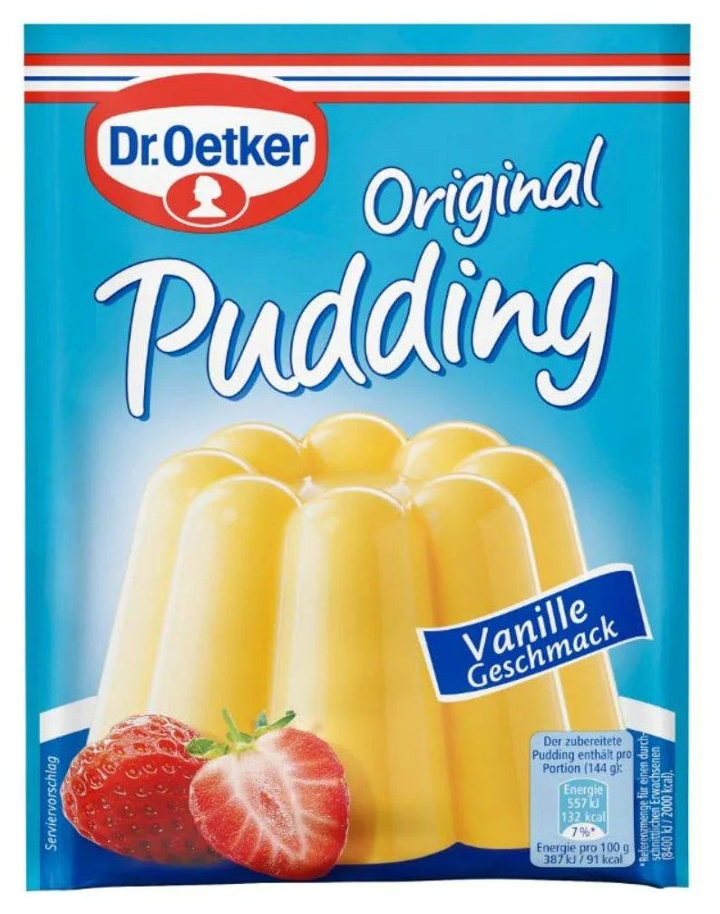 Dr Oetker Vanilla Pudding (Budinca Vanile) 40G (Case of 35)